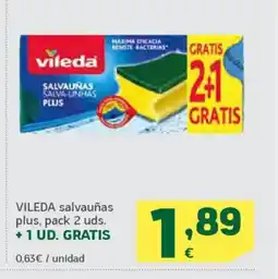 HiperDino VILEDA salvauñas plus oferta