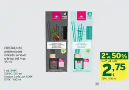 HiperDino CRISTALINAS ambientador mikado sándalo o brisa del mar oferta