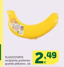 HiperDino Plasticforte recipiente protector guarda plátanos oferta