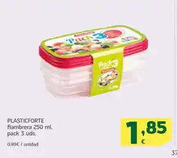 HiperDino Plasticforte fiambrera oferta