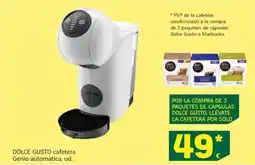 HiperDino DOLCE GUSTO cafetera Genio automática oferta