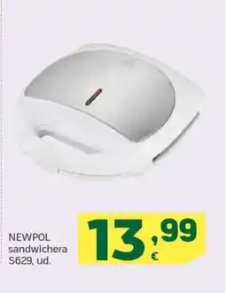 HiperDino NEWPOL sandwichera S629 oferta