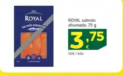 HiperDino ROYAL salmón ahumado oferta