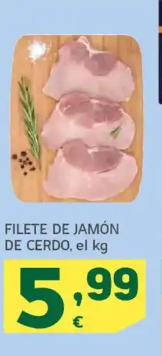 HiperDino Filete de jamón de cerdo oferta
