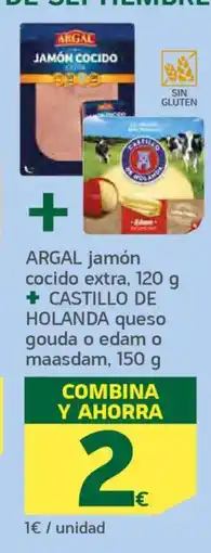 HiperDino ARGAL jamón cocido extra oferta