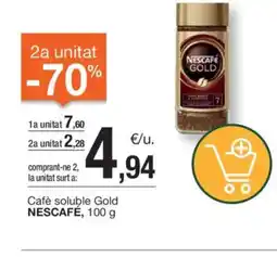 BonpreuEsclat NESCAFÉ Cafè soluble Gold oferta