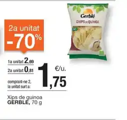 BonpreuEsclat GERBLE Xips de quinoa oferta