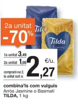 BonpreuEsclat TILDA Arròs Jasmine o Basmati oferta