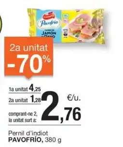 BonpreuEsclat PAVOFRIO Pernil d'indiot oferta