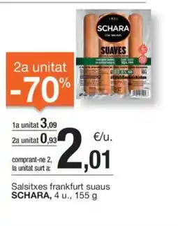 BonpreuEsclat SCHARA Salsitxes frankfurt suaus oferta