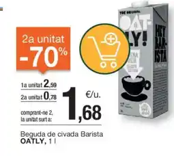 BonpreuEsclat OATLY Beguda de civada Barista oferta