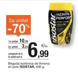 BonpreuEsclat ISOSTAR Beguda isotònica de llimona en pols oferta