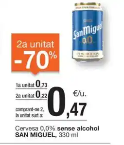 BonpreuEsclat SAN MIGUEL Cervesa 0,0% sense alcohol oferta