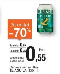 BonpreuEsclat EL ÁGUILA Cervesa sense filtrar oferta