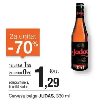 BonpreuEsclat JUDAS Cervesa belga oferta