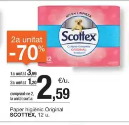 BonpreuEsclat SCOTTEX Paper higiènic Original oferta