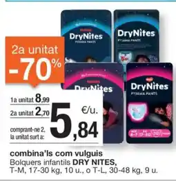 BonpreuEsclat DRY NITES Bolquers infantils oferta
