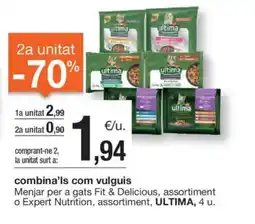 BonpreuEsclat ULTIMA Menjar per a gats Fit & Delicious, assortiment o Expert Nutrition, assortiment oferta
