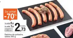 BonpreuEsclat Salsitxa de pollastre, safata oferta