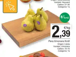 BonpreuEsclat Pera llimonera Km0 oferta