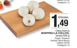 BonpreuEsclat BONPREU LA COLLITA Ceba blanca oferta