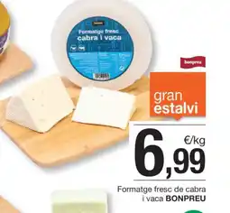 BonpreuEsclat BONPREU Formatge fresc de cabra i vaca oferta
