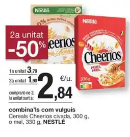 BonpreuEsclat NESTLÉ Cereals Cheerios civada oferta