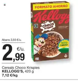BonpreuEsclat KELLOGG'S Cereals Choco Krispies oferta