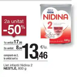 BonpreuEsclat NESTLÉ Llet infantil Nidina 2 oferta