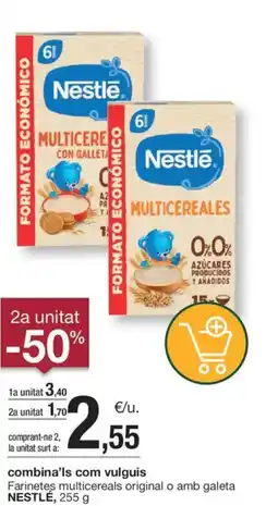BonpreuEsclat NESTLÉ Farinetes multicereals original o amb galeta oferta