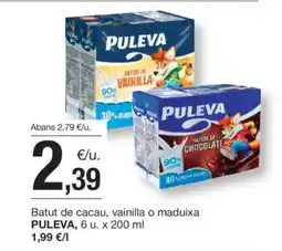 BonpreuEsclat PULEVA Batut de cacau, vainilla o maduixa oferta