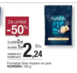 BonpreuEsclat NURISHH Formatge Gran Vegiano en pols oferta
