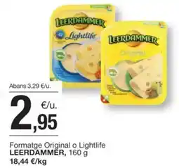 BonpreuEsclat LEERDAMMĚR Formatge Original o Lightlife oferta