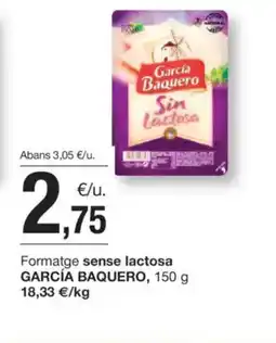 BonpreuEsclat GARCÍA BAQUERO Formatge sense lactosa oferta