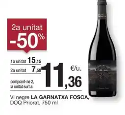 BonpreuEsclat LA GARNATXA FOSCA Vi negre oferta