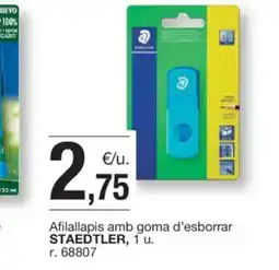 BonpreuEsclat STAEDTLER Afilallapis amb goma d'esborrar oferta