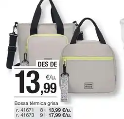 BonpreuEsclat Bossa tèrmica grisa oferta