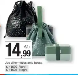 BonpreuEsclat Joc d'hermètics amb bossa oferta