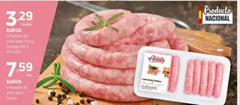 Coviran ALDELIS Longaniza de pollo-pavo fresca oferta