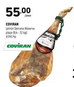 Coviran COVIRAN Jamón Serrano Reserva pieza oferta