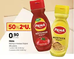 Coviran PRIMA Ketchup o mostaza Original oferta