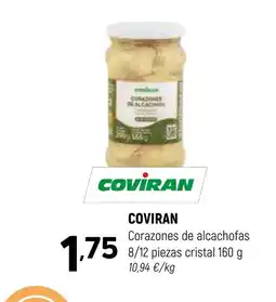 Coviran COVIRAN Corazones de alcachofas oferta