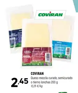 Coviran COVIRAN Queso mezcla curado, semicurado o tierno lonchas oferta