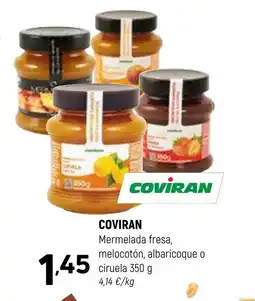 Coviran COVIRAN Mermelada fresa, melocotón, albaricoque o ciruela oferta