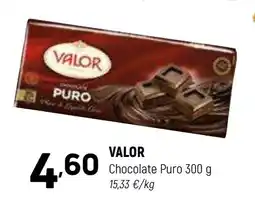 Coviran VALOR Chocolate Puro oferta