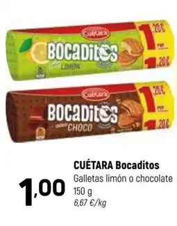 Coviran CUÉTARA Bocaditos Galletas limón o chocolate oferta