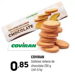 Coviran COVIRAN Galletas rellena de chocolate oferta