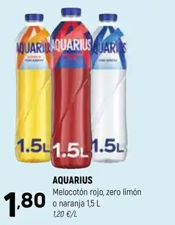 Coviran AQUARIUS Melocotón rojo, zero limón o naranja oferta
