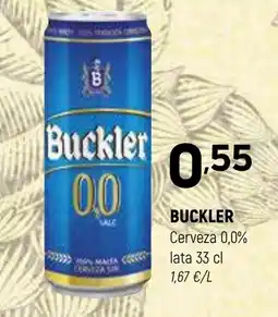 Coviran BUCKLER Cerveza 0,0% lata oferta