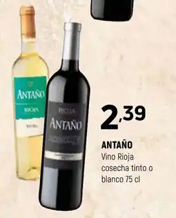 Coviran ANTAÑO Vino Rioja cosecha tinto o blanco oferta